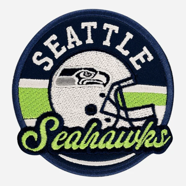 Seattle Seahawks 2013 Team Logo Navy Embroidery Patch