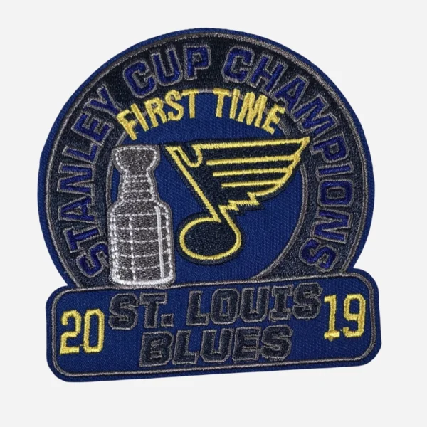 St. Louis Blues 2019 Champions Cup Logo Embroidery Patch