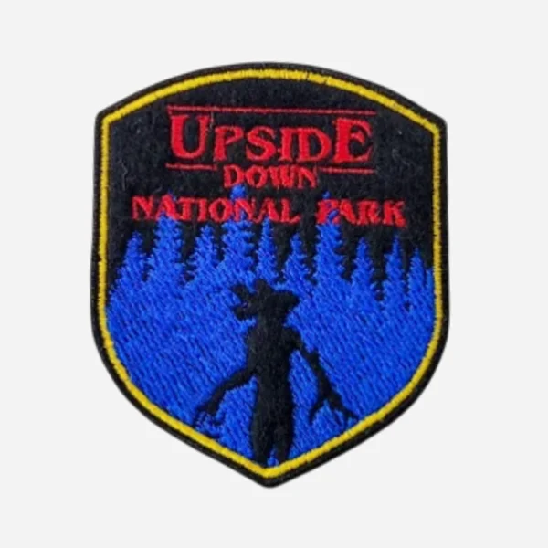 Stranger Things Blue/Black Embroidery Patch