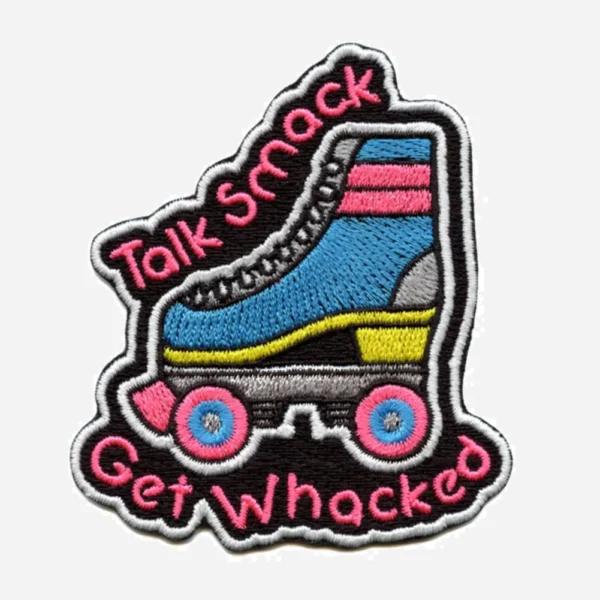 Stranger Things TV Skate Pink/Black Embroidery Patch