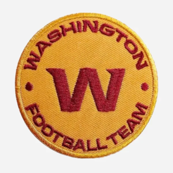 Washington Commanders W Round Logo  Embroidery Patch