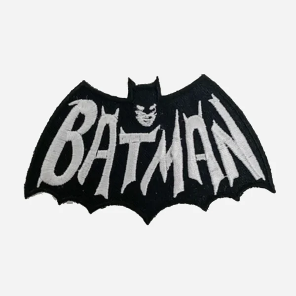 Batman Pop Culture Black/White Embroidery Patch