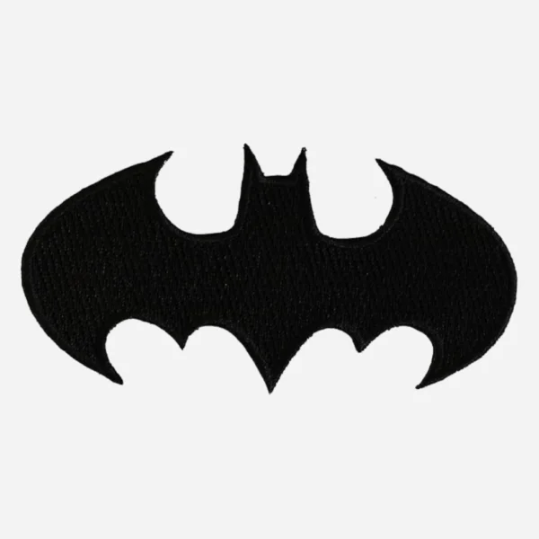 Batman The Dark Knight  Die-Cut Black Embroidery Patch