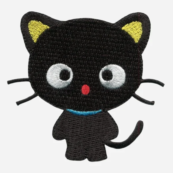 Cat Cute Black Cat Kitten Logo Embroidery Patch