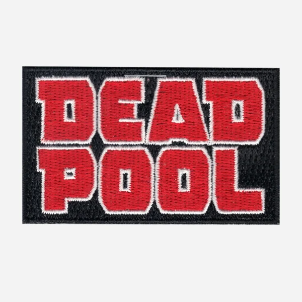 Deadpool Script Marvel Comics Letter Logo Embroidery Patch