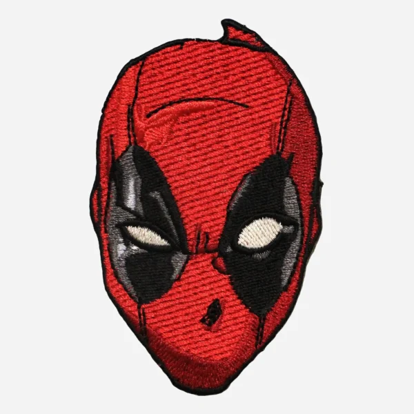 Deadpool Head Marvel Comics Logo Embroidery Patch