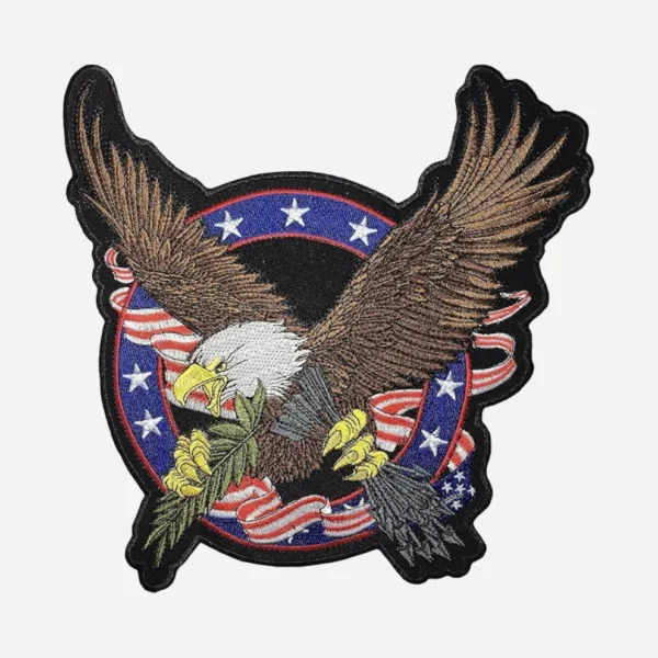 Eagle Large Bald American Logo Embroidery Patch