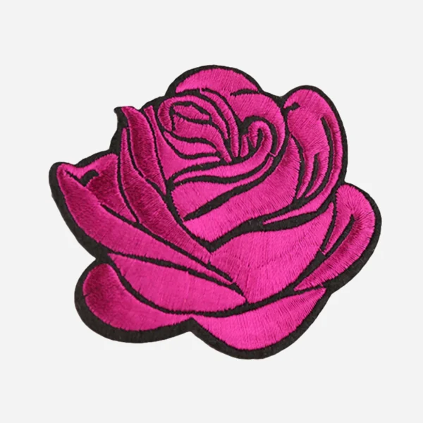 Flower iaksohdu Clothes Applique Pink Embroidery Patch