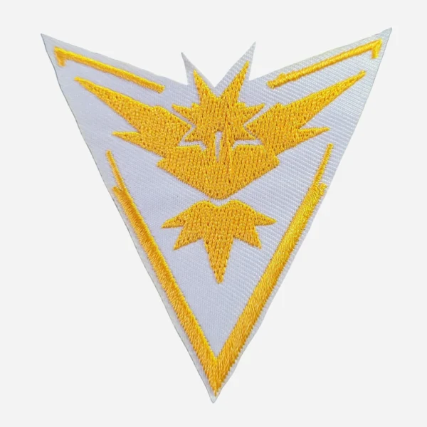 Pokemon Pikachu Shield Logo Embroidery Patch