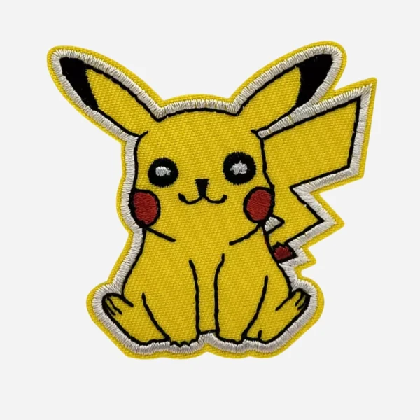 Pokemon Pikachu Sitting Logo Embroidery Patch