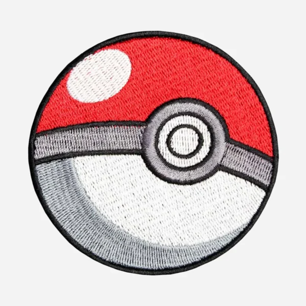 Pokemon PokeBall Logo Embroidery Patch