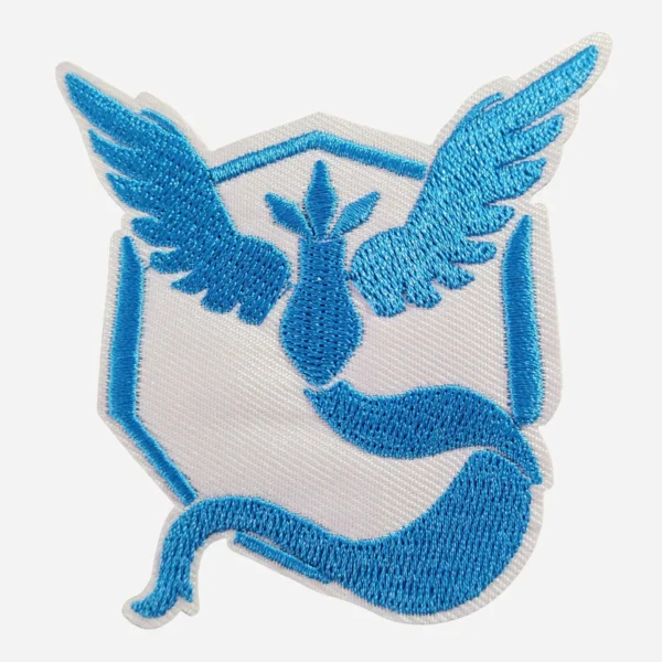 Pokemon Team Valor Logo Blue Embroidery Patch