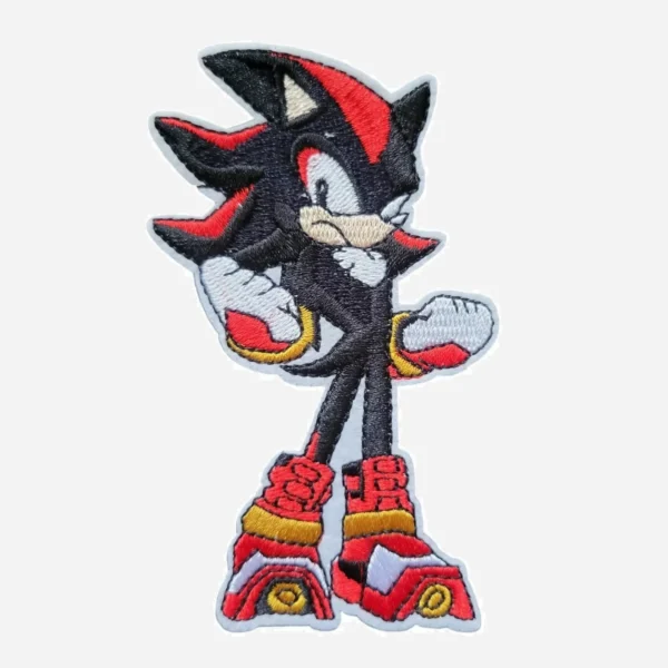 Random Sonic Game Shadow Logo Embroidery Patch