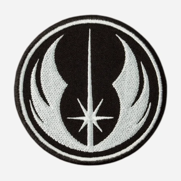 Star Wars Round Black Logo Embroidery Patch