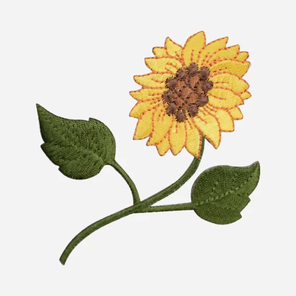 Sunflower Applique Blooms Flower Embroidery Patch