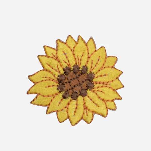 Sunflower Applique Flower Yellow Embroidery Patch