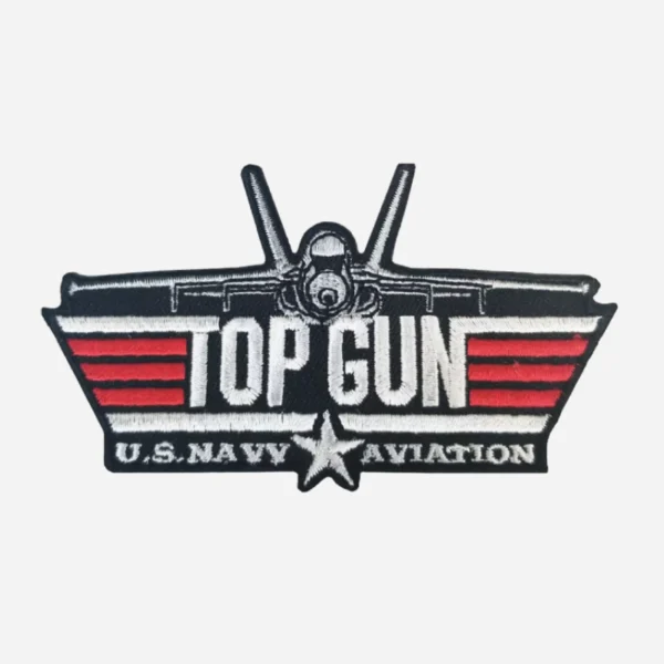 TOP GUN U.S. Naval Aviation Gray/Blue Embroidery Patch