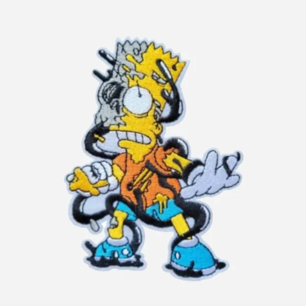 The Simpsons Bart Cyborg Embroidery Patch