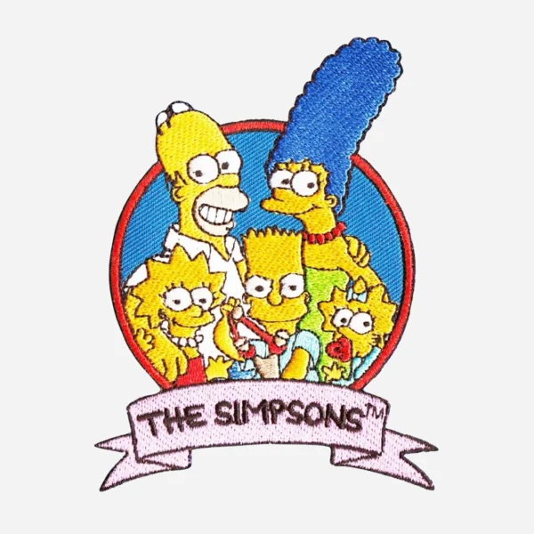 The Simpsons Bart Family Cartoon Logo Embroidery Patch