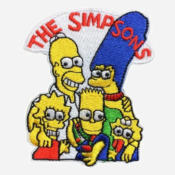 The Simpsons Bart Family Logo Embroidery Patch