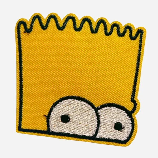 The Simpsons Bart Simpson Cartoon Logo Embroidery Patch