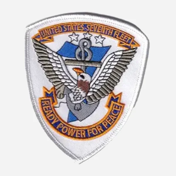 Top Gun 7th Fleet Ready Power for Peace Embroidery Patch