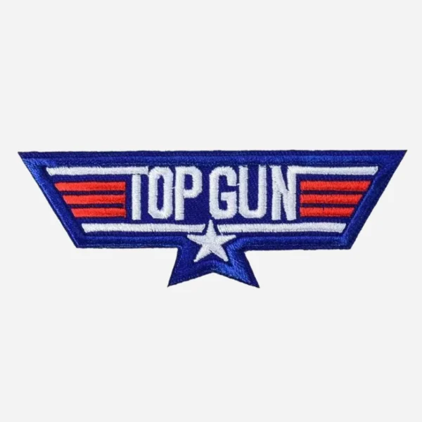 Top Gun Military Blue Embroidery Patch