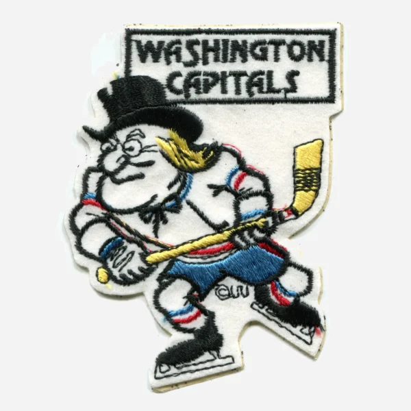 Washington Capitals 1970'S Vintage White Embroidery Patch