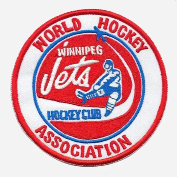 Winnipeg Jets 1972-1978 Team Logo Red Embroidery Patch